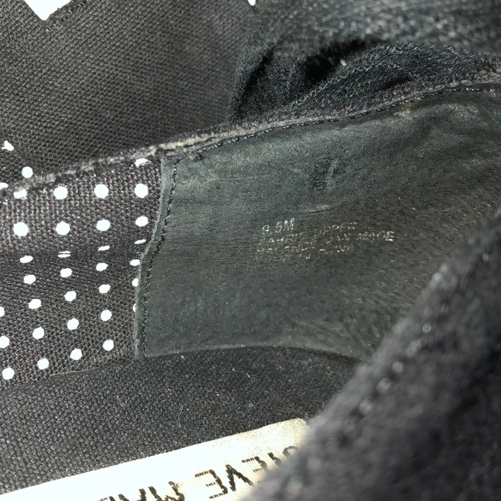 Steve Madden Black Tie Up Espadrille Wedges